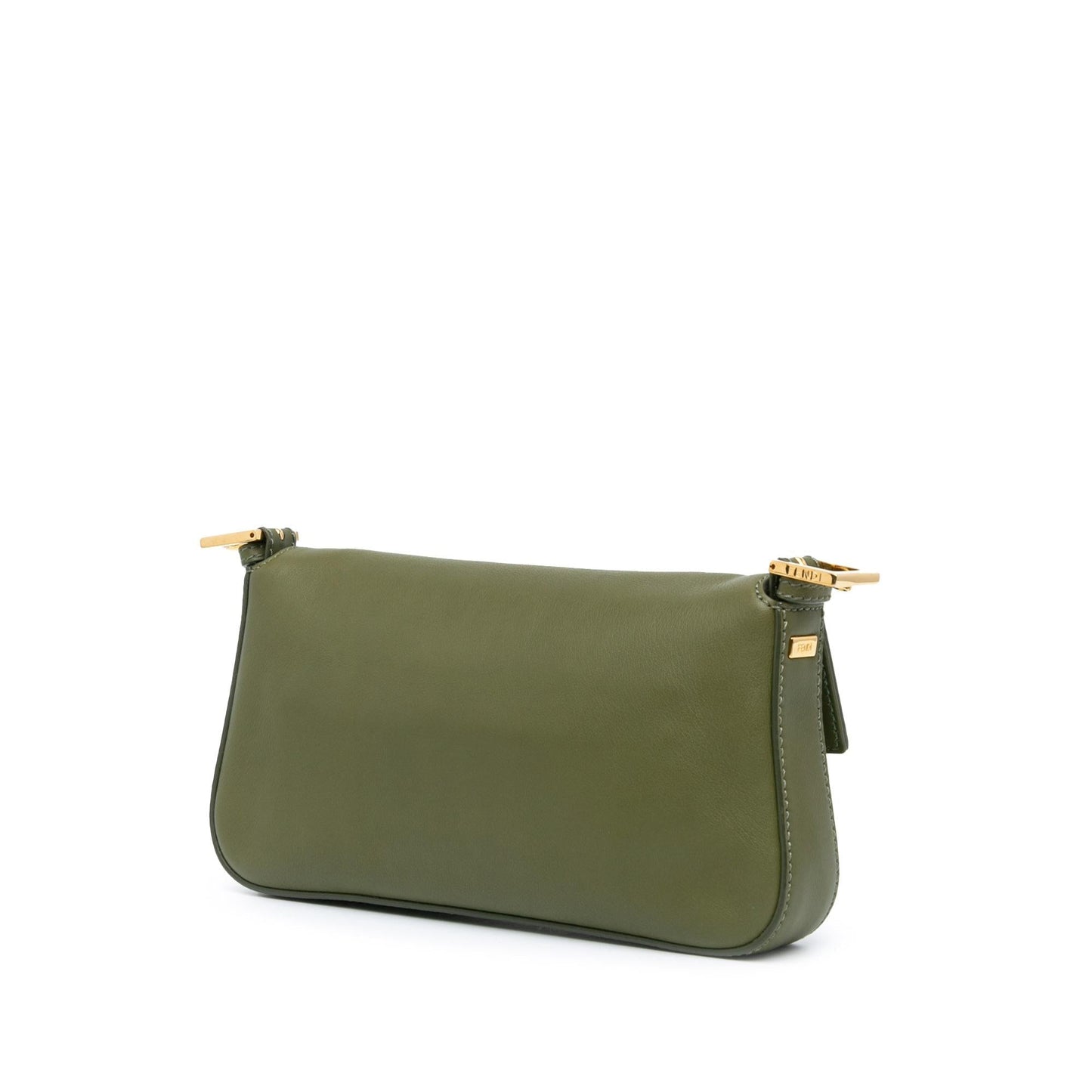 Fendi Zucca Embossed Chain Midi Baguette
