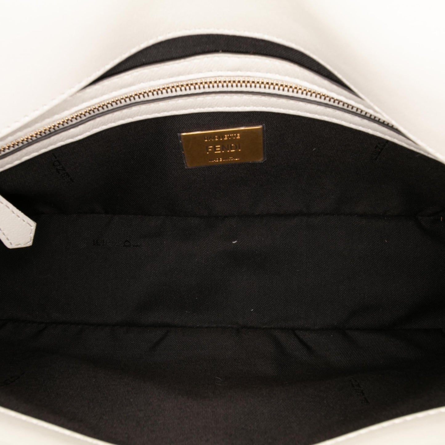 Fendi Leather Convertible Baguette Satchel