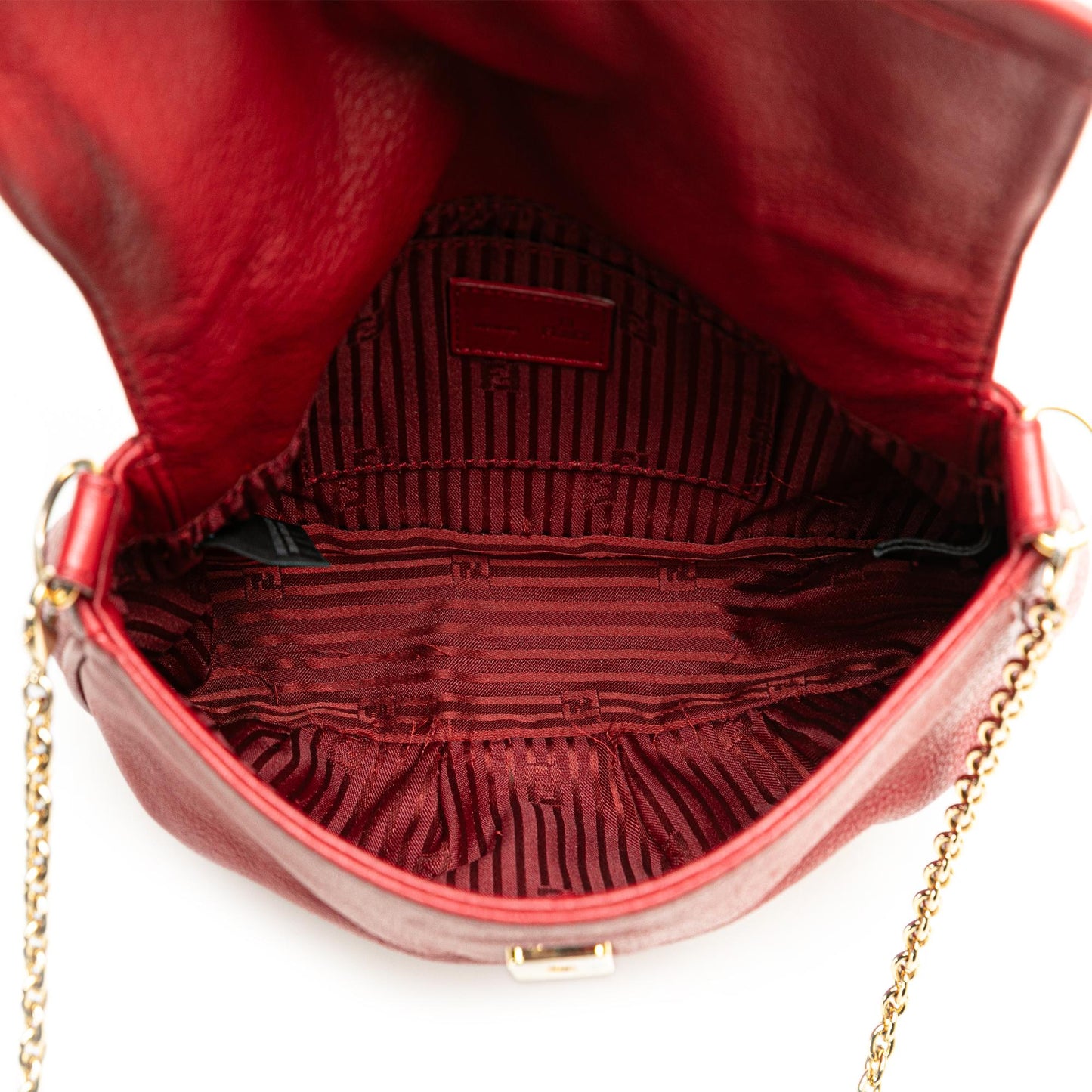 Fendi Leather Fendista Pochette Crossbody (SHG-UEo4ph)