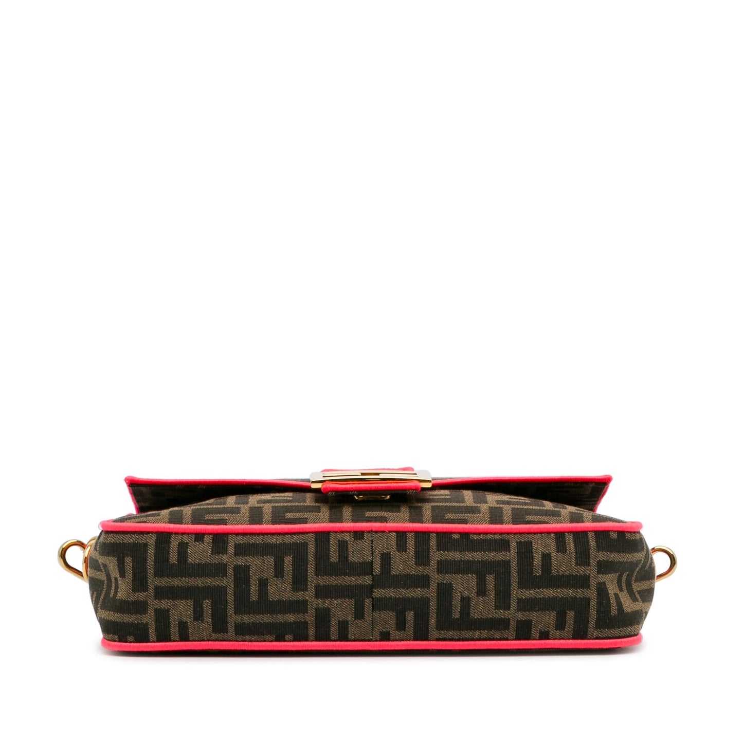 Fendi Medium Zucca Fluo Trim Baguette Satchel (Ufu9VZ)