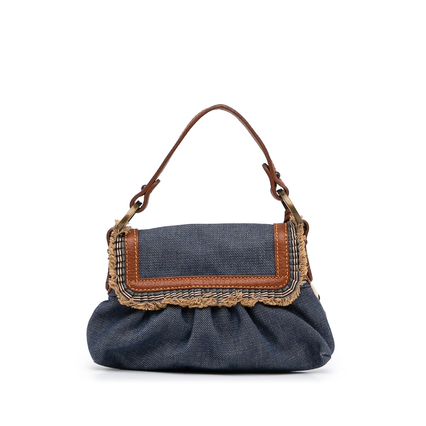 Fendi Mini Denim Chef Flap (vrfIWN)