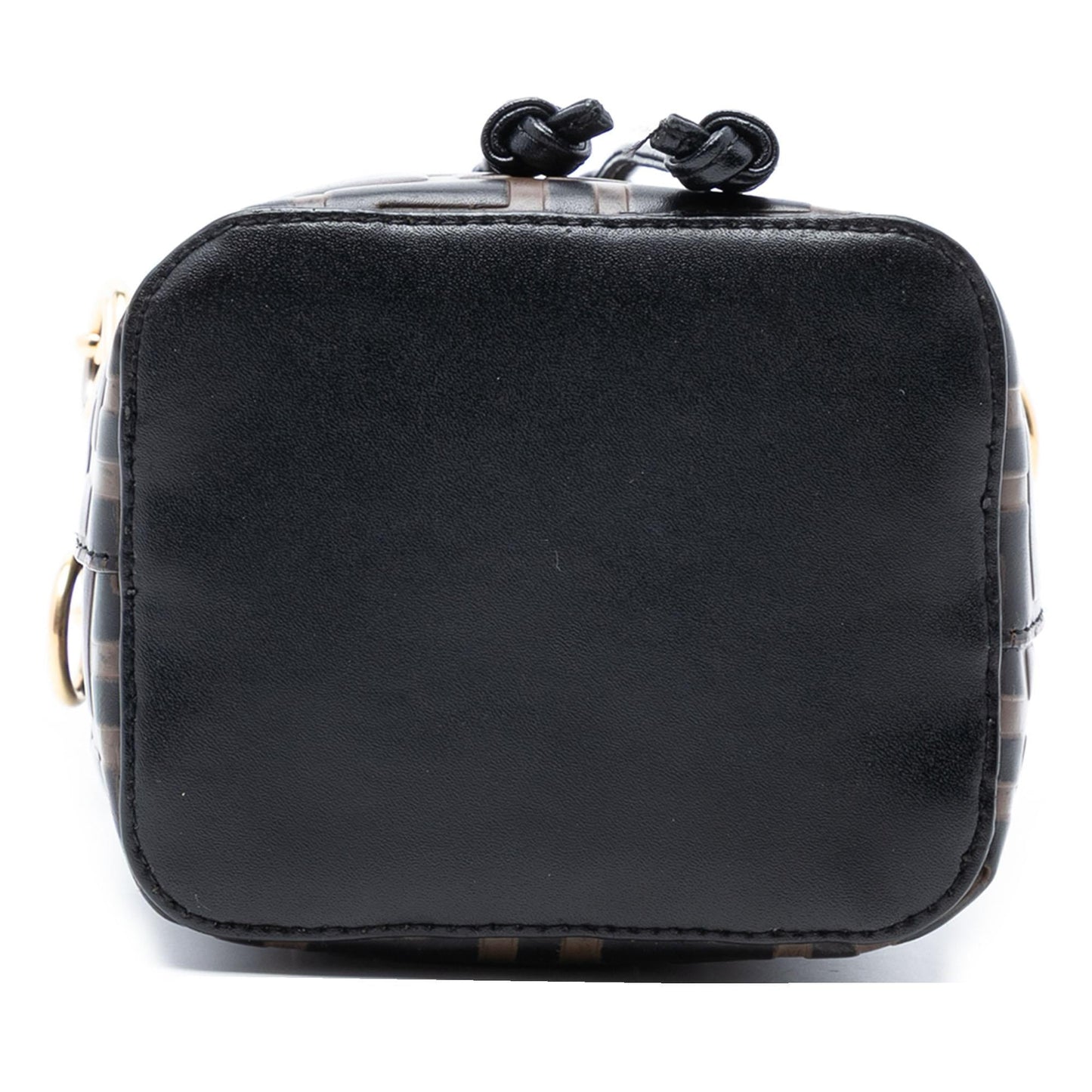 Fendi Mini Zucca Embossed Leather Mon Tresor Bucket Bag
