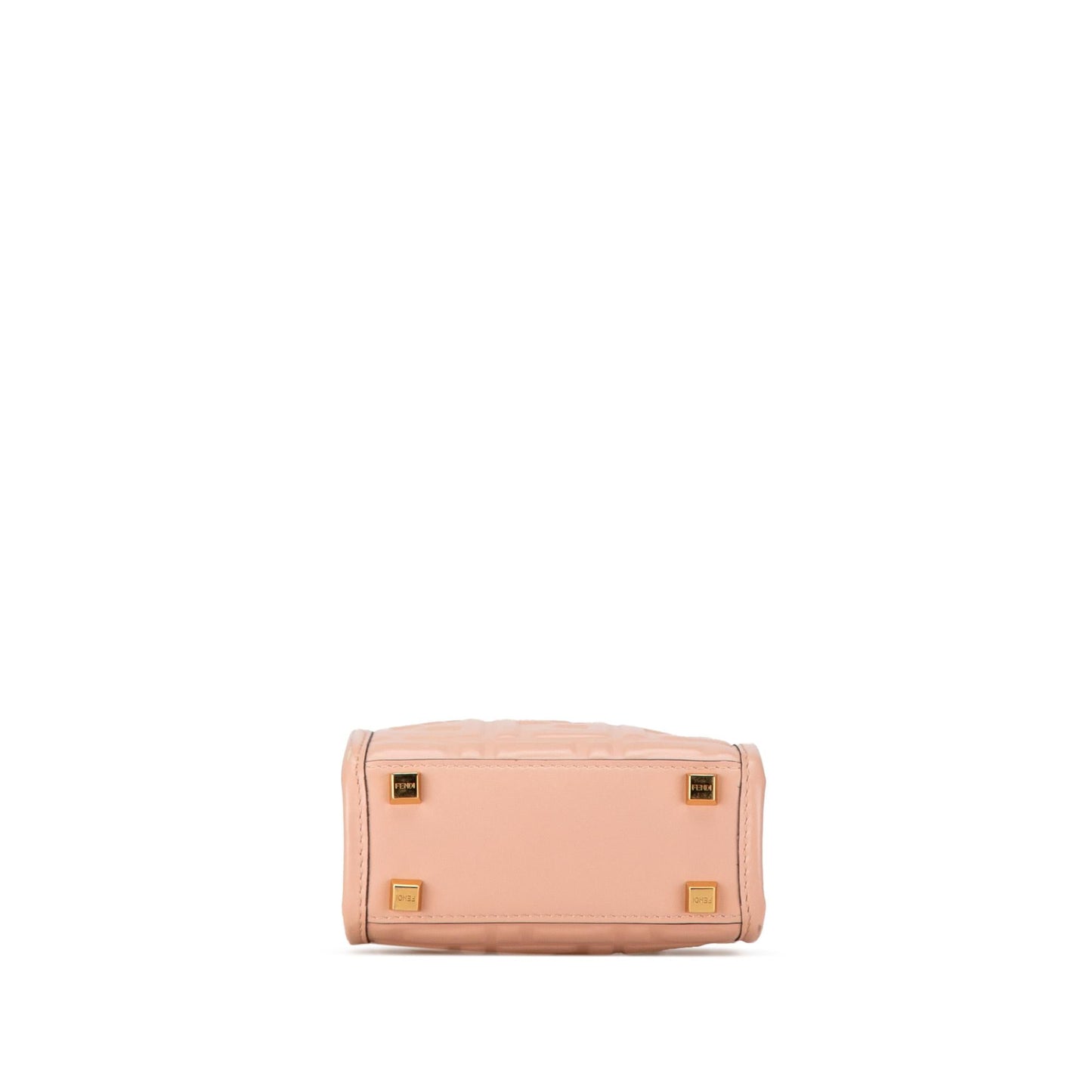 Fendi Mini Zucca Embossed Sunshine Shopper Tote (HutZTE)
