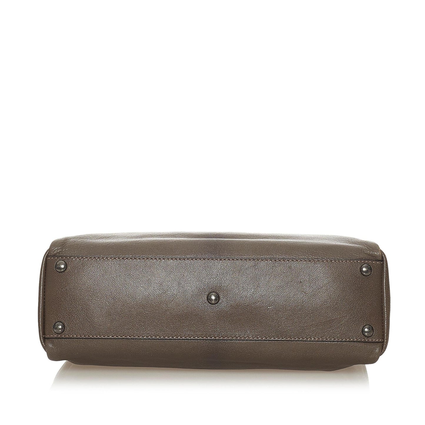 Fendi Peekaboo Leather Satchel (27570)