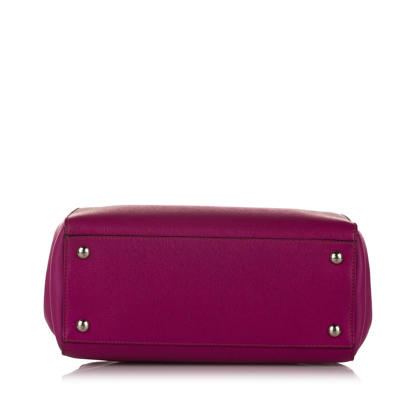 Fendi Petit 2Jours Leather Handbag