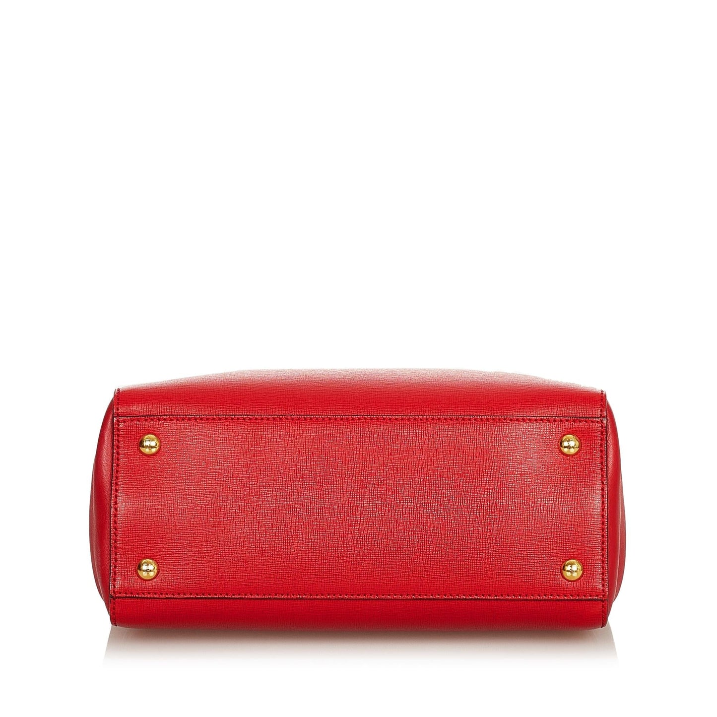 Fendi Petit 2Jours Leather Satchel (33408)