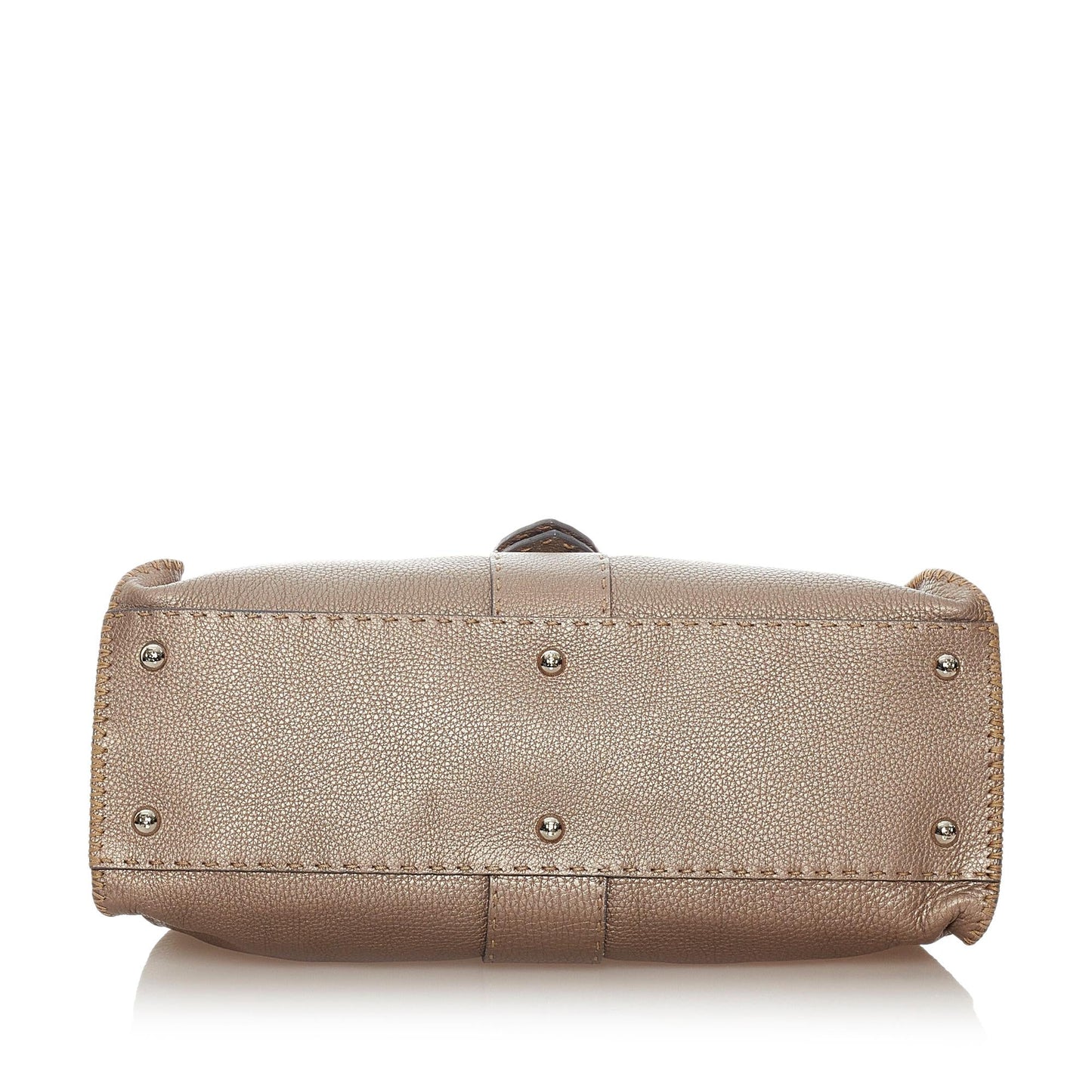 Fendi Selleria Sporty Leather Shoulder Bag (27367)