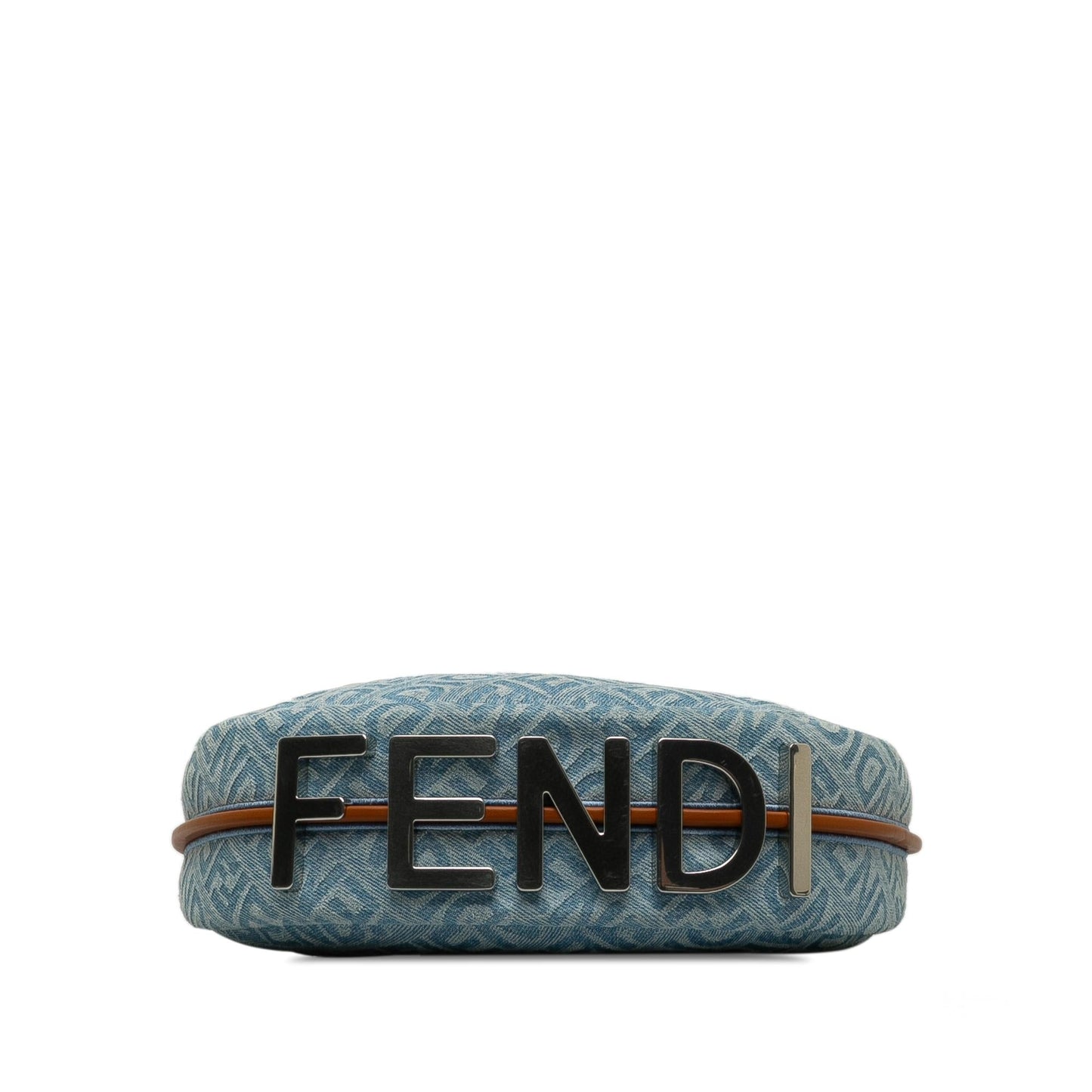 Fendi Small Denim Zucca Fendigraphy Hobo (rb2j9e)
