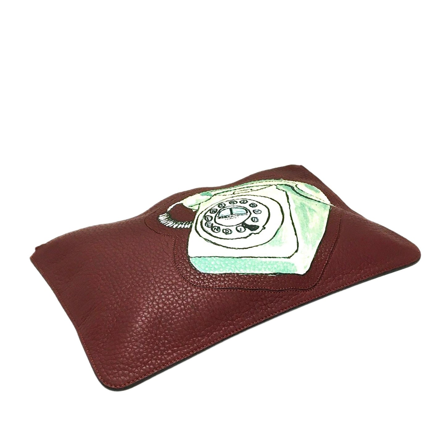 Fendi Telephone Leather Clutch (yilHZT)