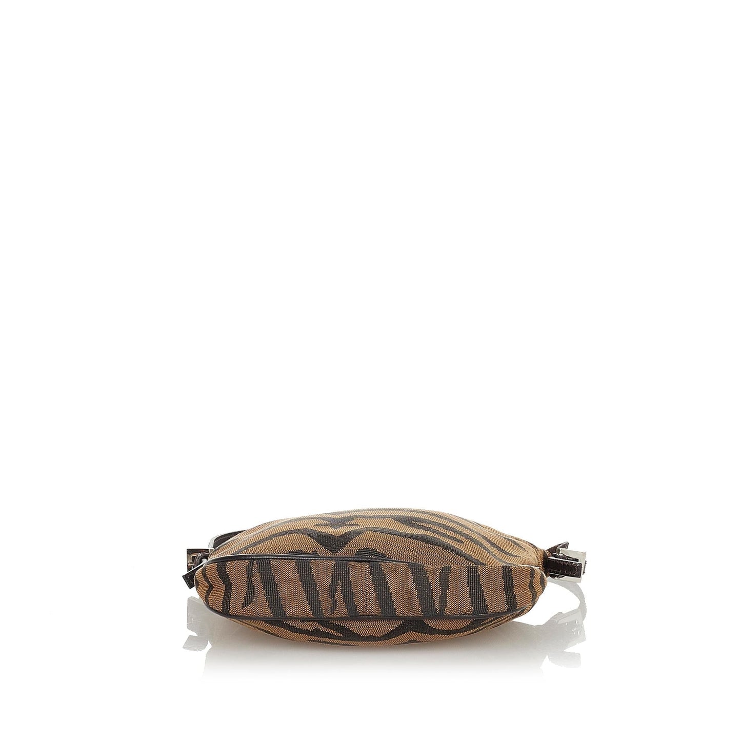 Fendi Tiger Print Canvas Shoulder Bag (24872)