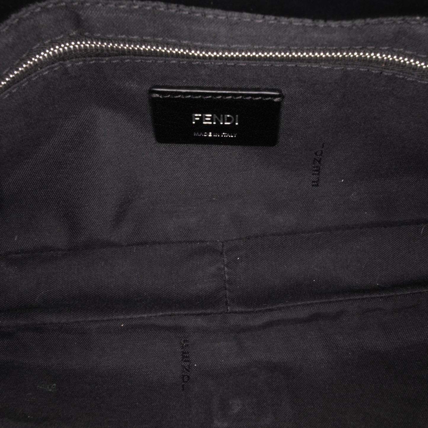 Fendi Zucca Canvas Convertible Baguette Satchel