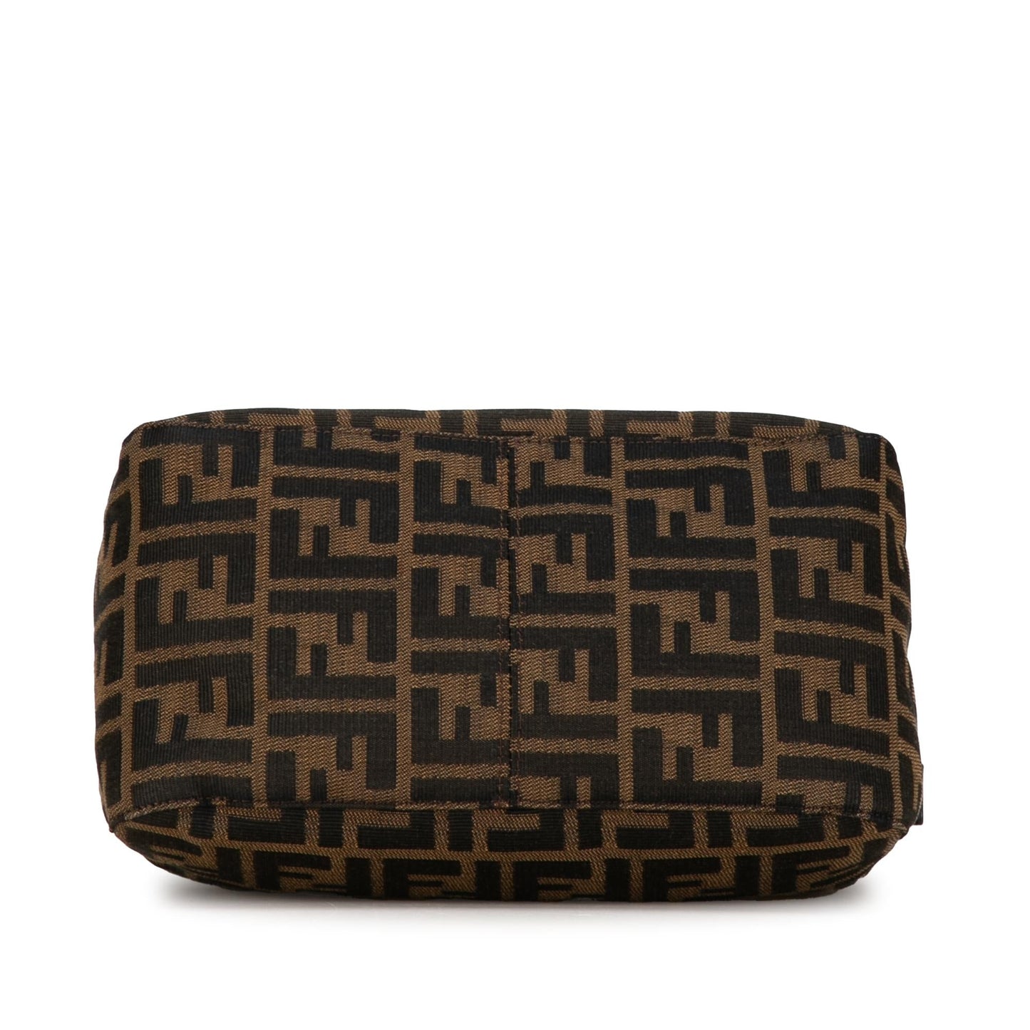 Fendi Zucca Canvas Double Flap Shoulder Bag (BZYeGl)