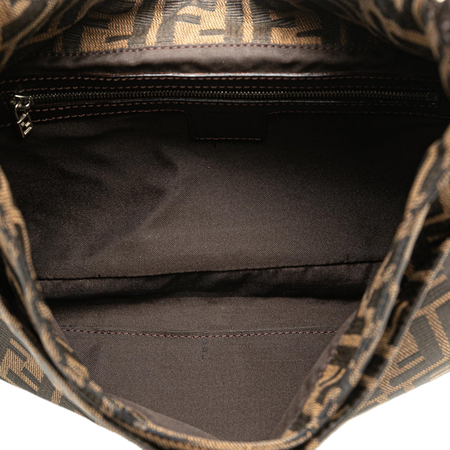 Fendi Zucca Canvas Shoulder Bag (E19XfD)