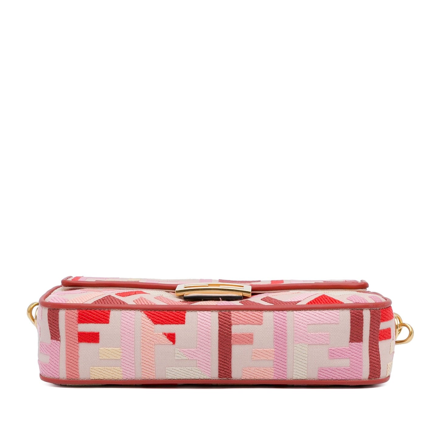 Fendi Zucca Embroidered Baguette Satchel (LaJuvA)