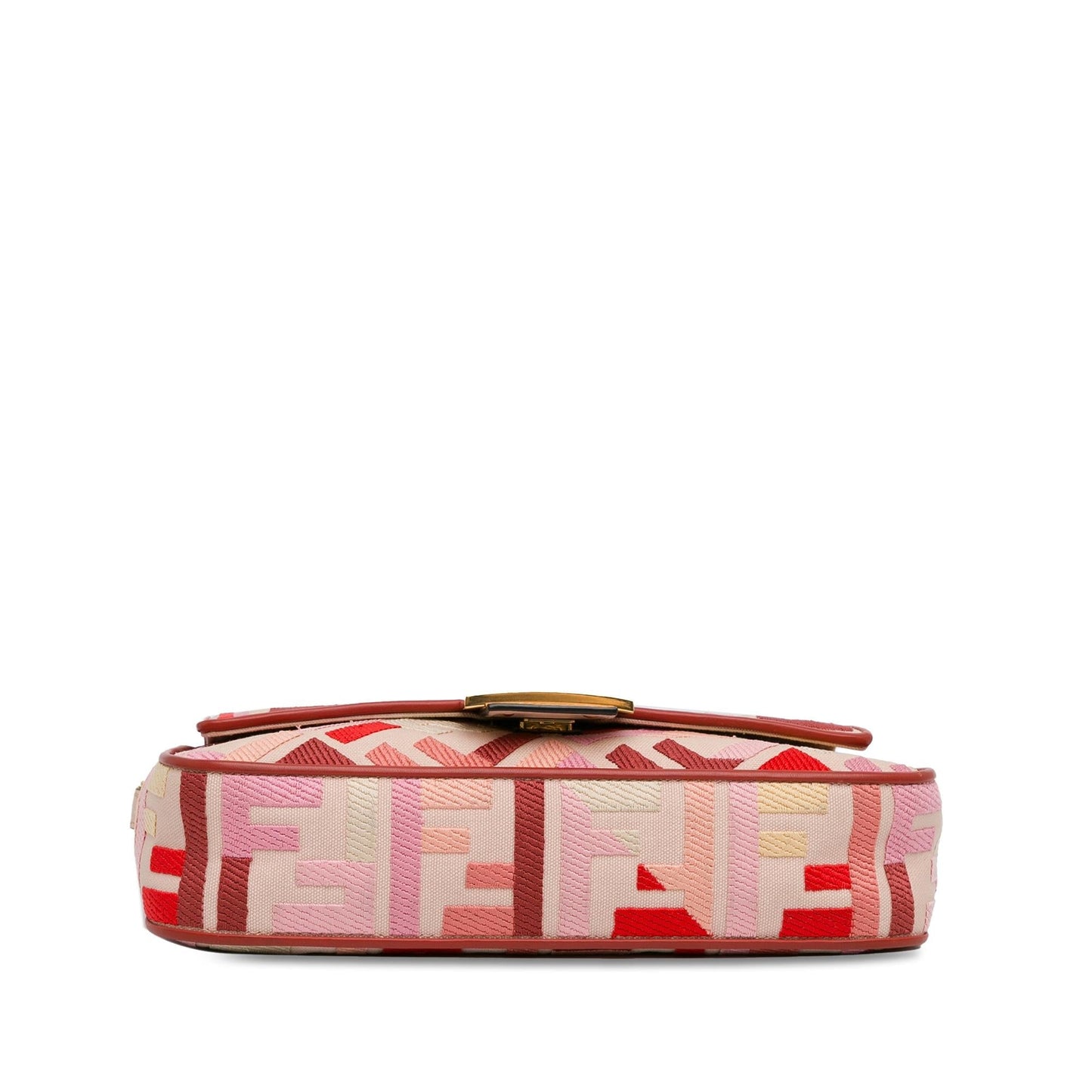Fendi Zucca Embroidered Canvas Baguette Satchel (Rvfwx2)