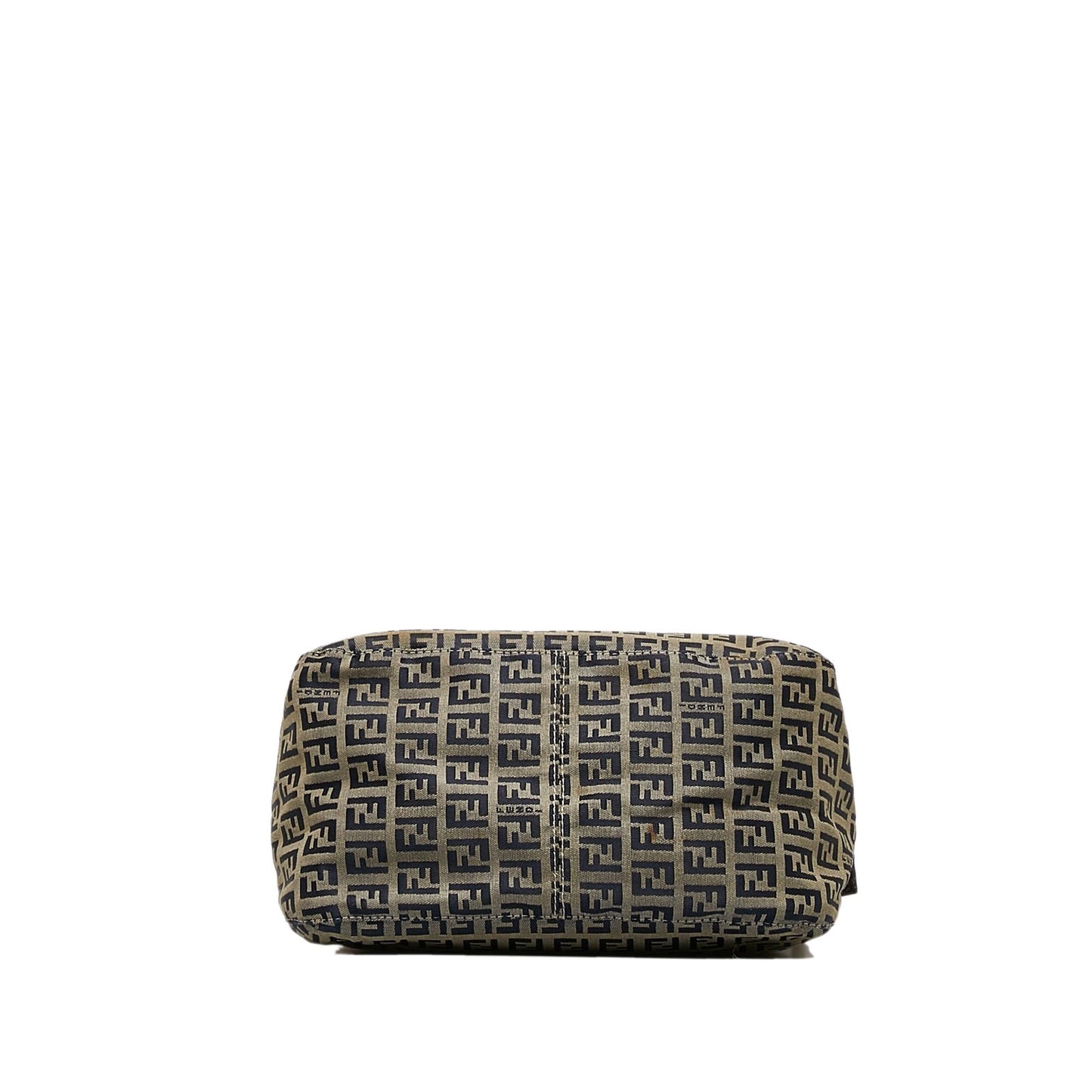 Fendi Zucchino Canvas Double Flap Shoulder Bag (WJNWvP)