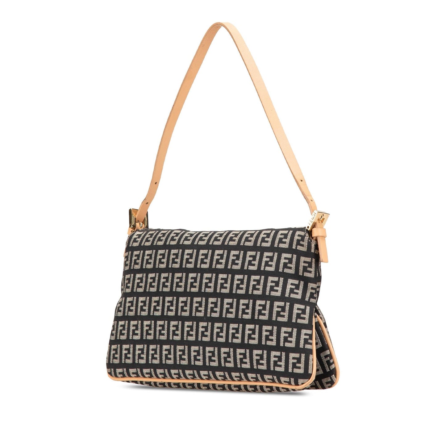 Fendi Zucca Canvas Shoulder Bag