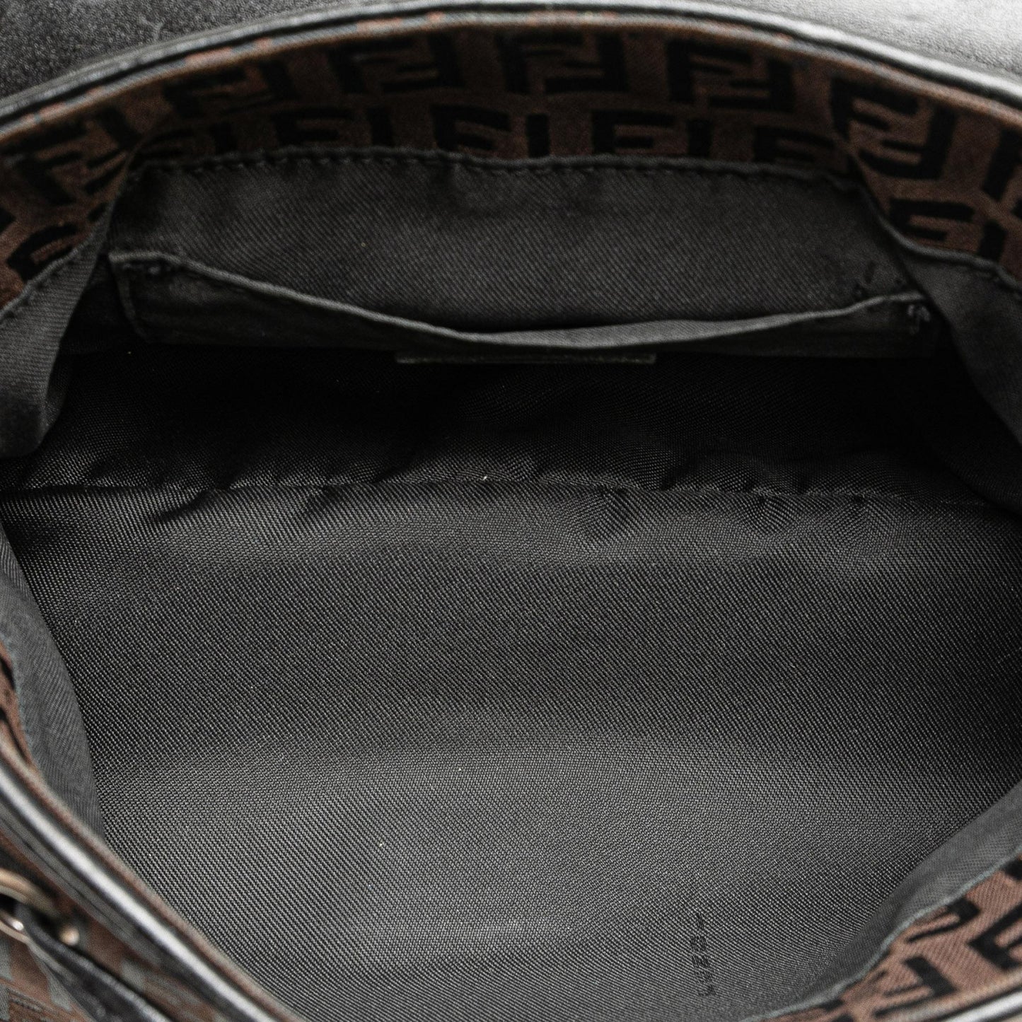 Fendi Zucchino Canvas Flap Shoulder Bag (lKn300)