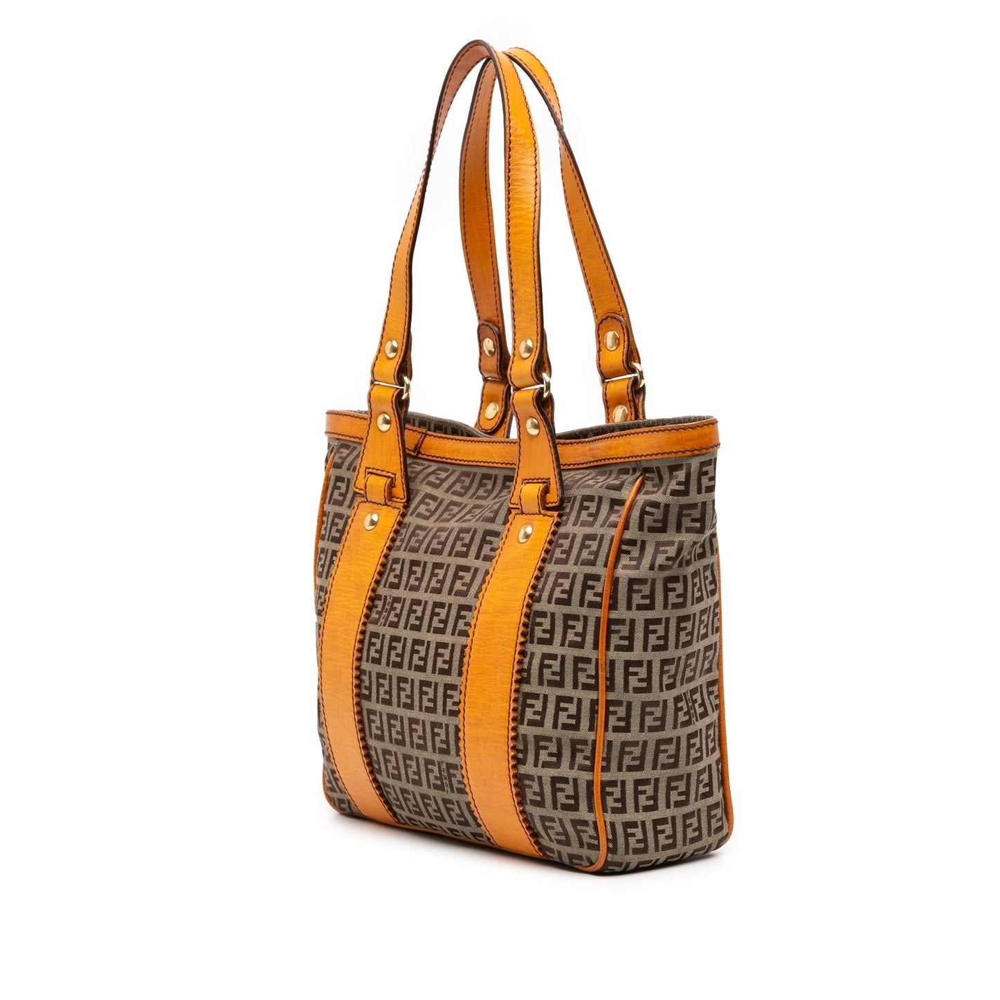 Fendi Iridescent Leather Chain Tote