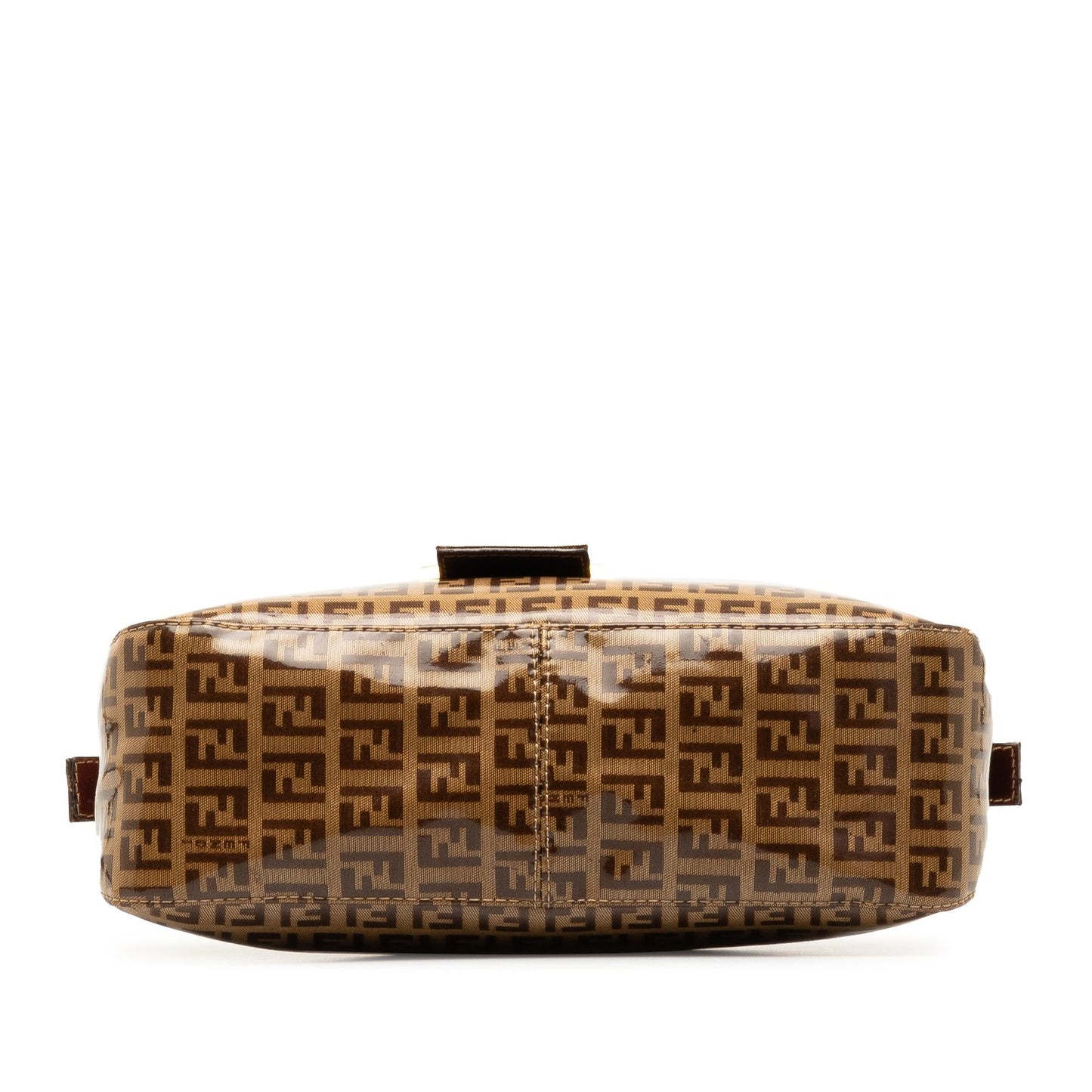 Fendi Zucchino Crystal Double Flap Shoulder Bag (wzAbEZ)