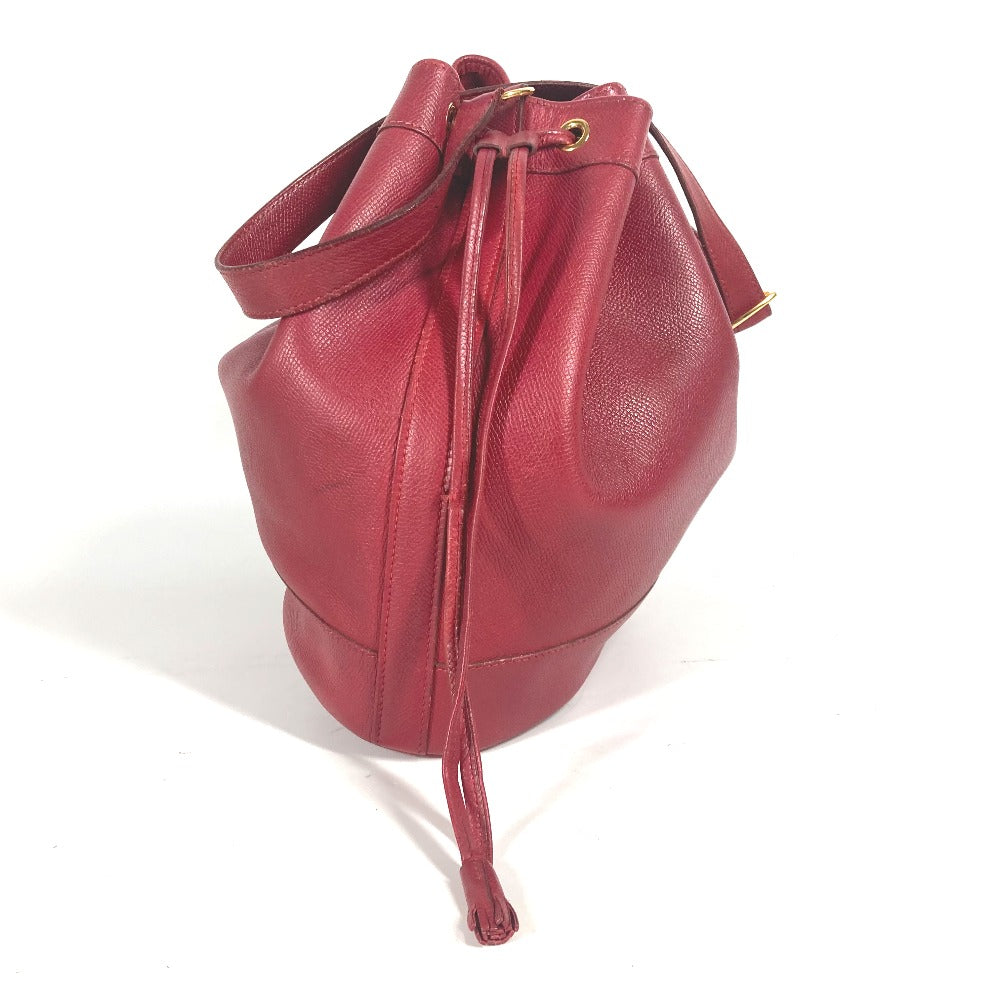 HERMES Shoulder Bag Courchevel Red Crossbody Market GM Women