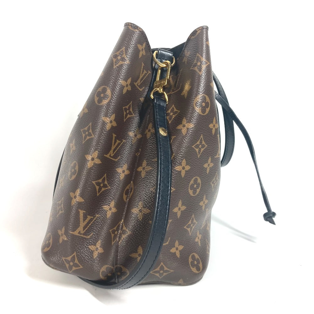 LOUIS VUITTON Shoulder Bag Monogram canvas black Monogram Neonoe Women