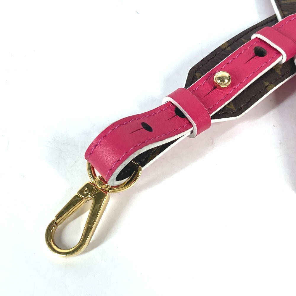 LOUIS VUITTON Shoulder strap Monogram canvas Brown Monogram logo Women