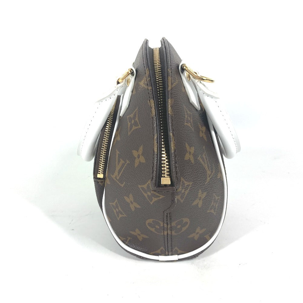 LOUIS VUITTON Handbag Monogram Vernis, Leather Brown Monogram LV Match Ellipse MM Women