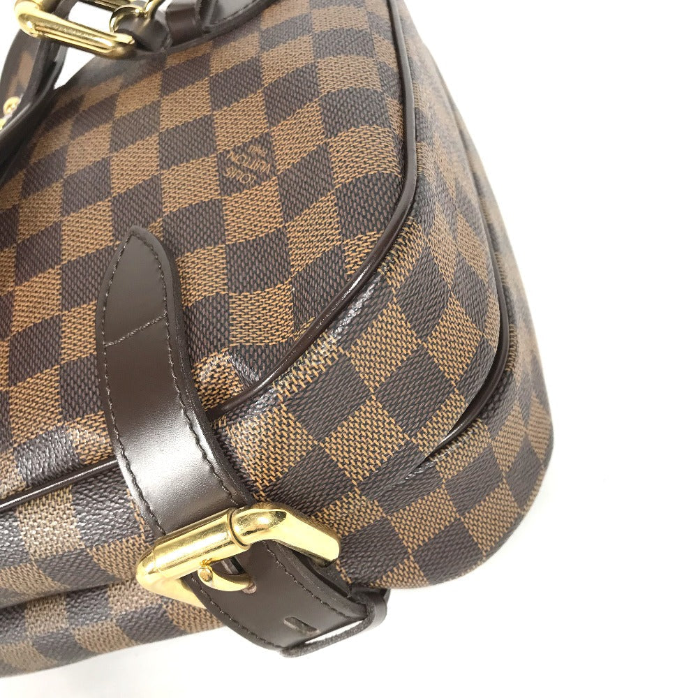 LOUIS VUITTON Shoulder Bag Damier canvas Brown Damier Highbury Women