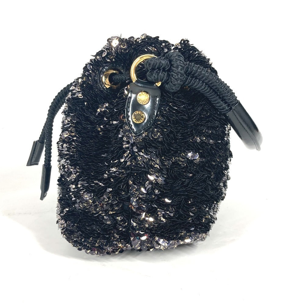 LOUIS VUITTON Shoulder Bag Sequins, Leather black Mini no Erococo