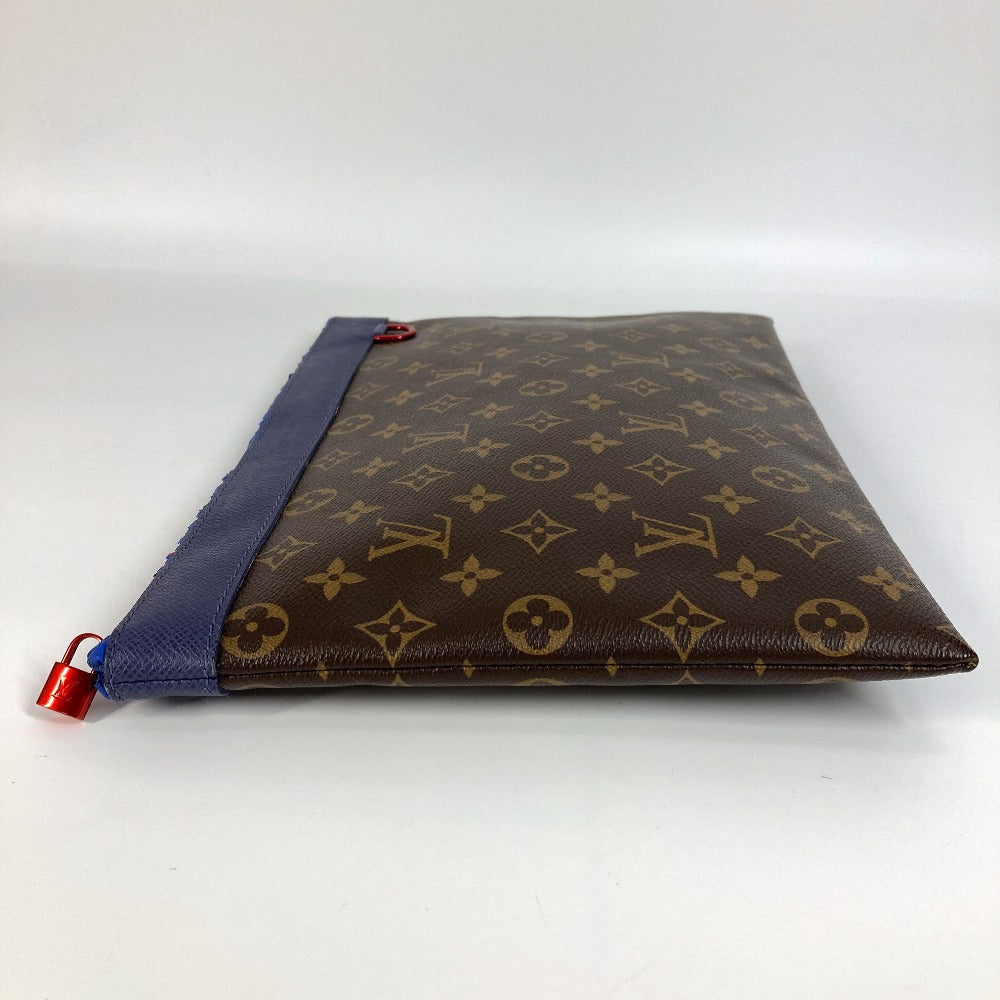 LOUIS VUITTON Clutch bag Monogram canvas Brown Monogram Pochette Apollo