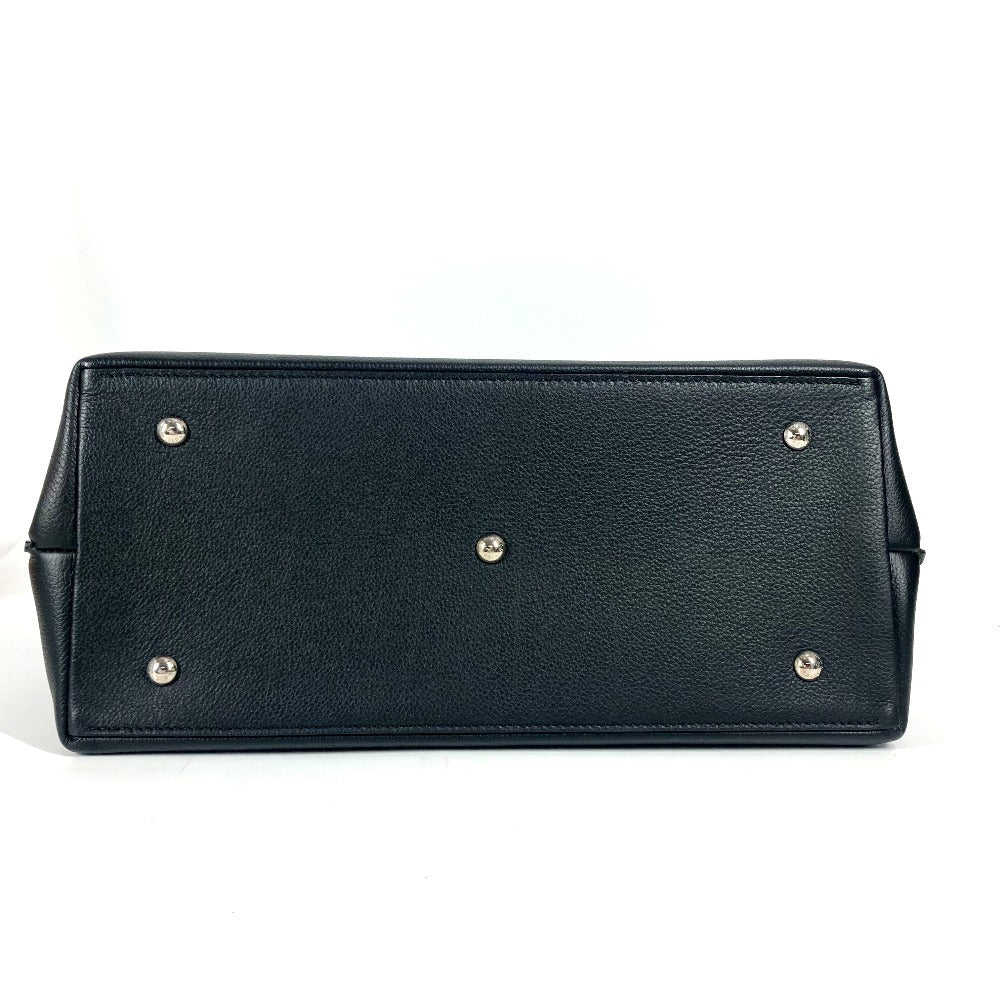 LOUIS VUITTON Handbag leather black logo Rock Me Day Women