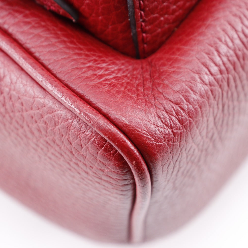GUCCI Backpack 536192 leather Red Interlocking Soho