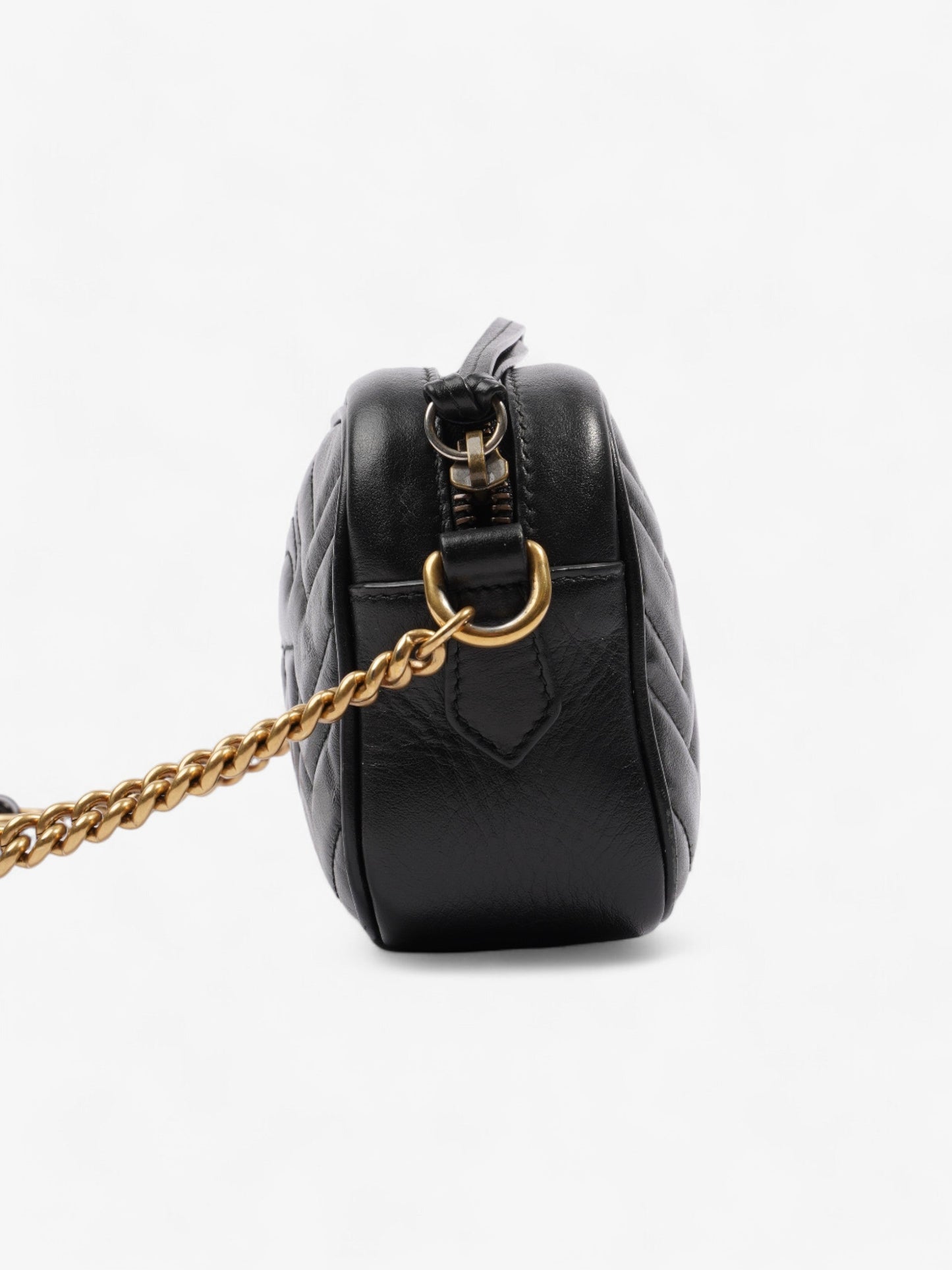 Gucci GG Marmont Bag Black Matelasse Leather Mini