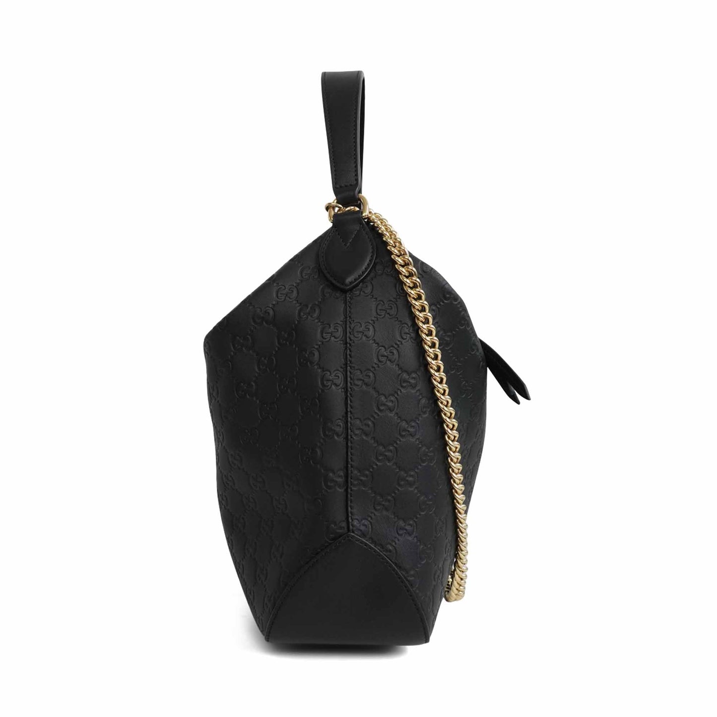 Gucci Monogram Chain Leather Shoulder Bag