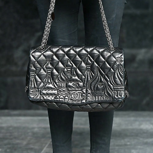 Chanel Paris-Moscow Red Square Kremlin Jumbo Flap Bag