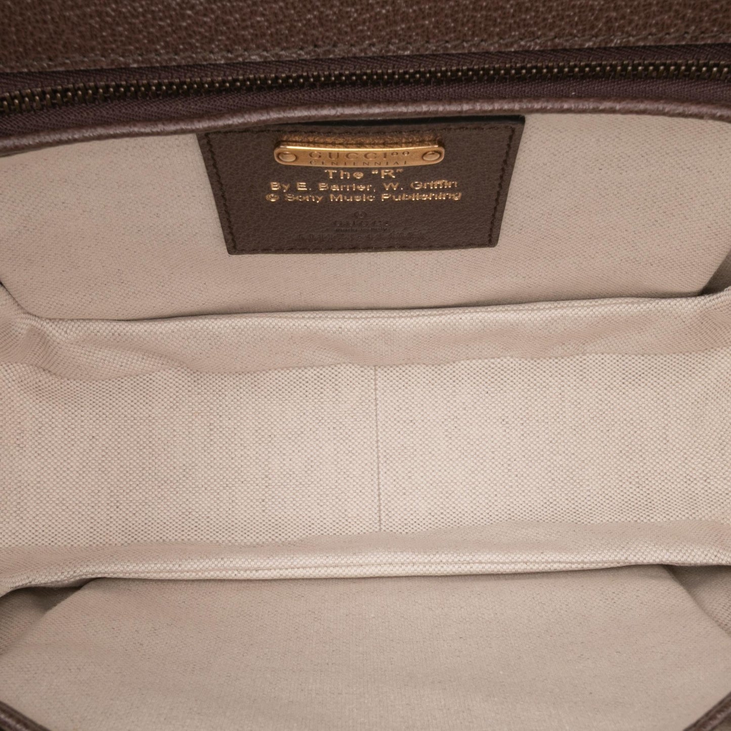 Gucci 100th Anniversary Medium Canvas 1947 Bamboo Top Handle Bag