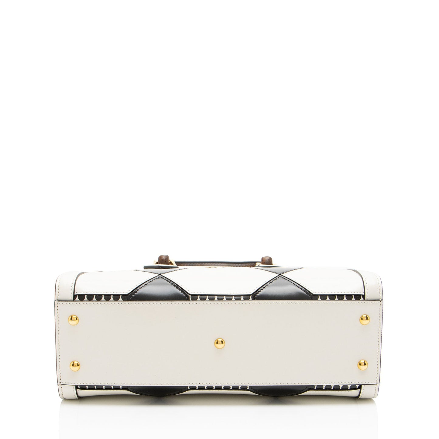 Gucci Calfskin Geometric Inlay Diana Small Tote (SHF-31a6lc)