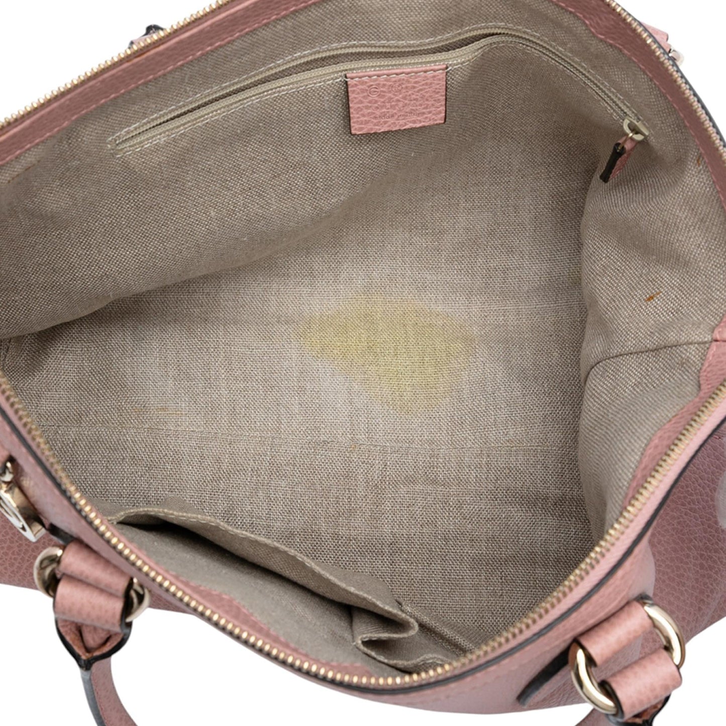 Gucci Dollar Calfskin GG Charm Satchel