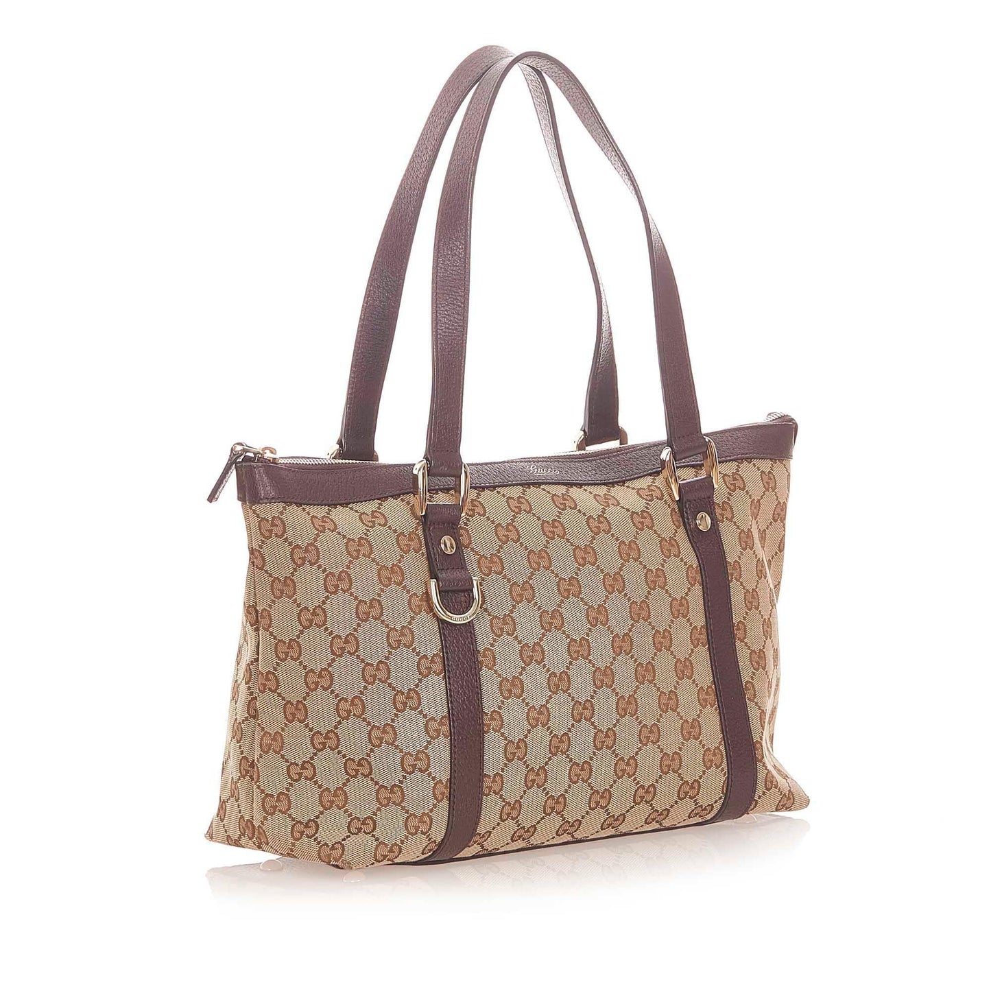 Gucci Abbey Canvas Monogram Tote Style 1
