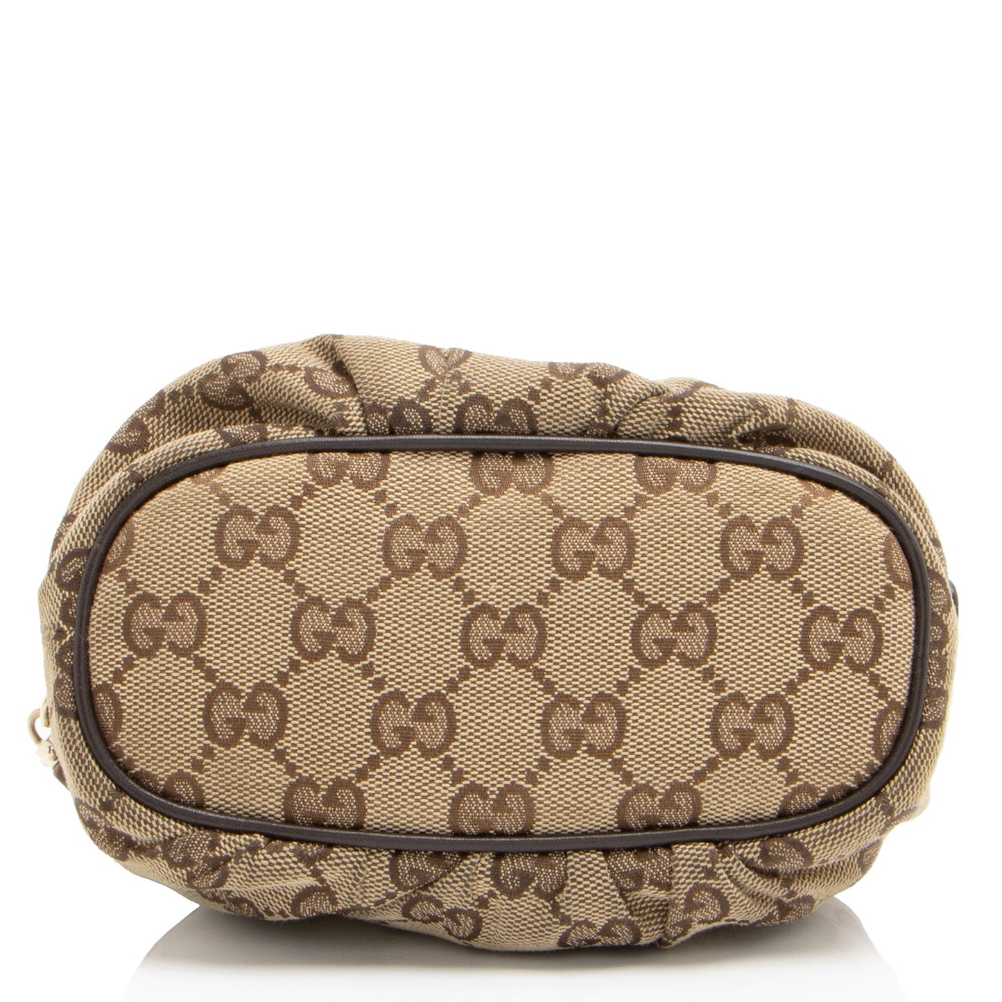 Gucci GG Canvas Bamboo Cosmetic Bag (SHF-h4kppf)