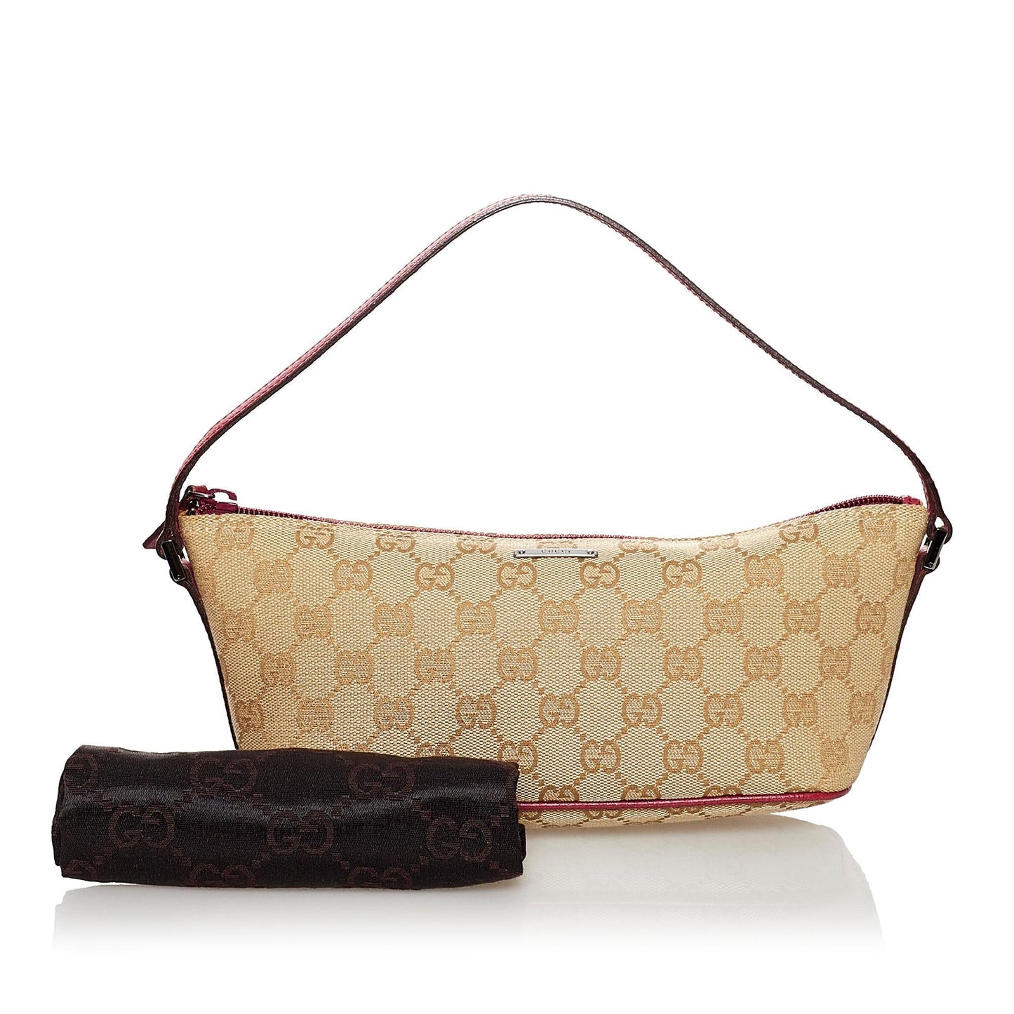 Gucci GG Canvas Boat Baguette (SHG-30849)