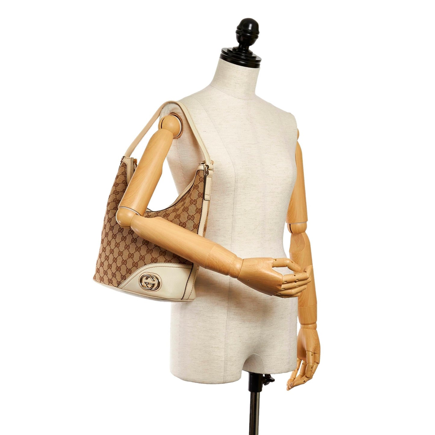 Gucci GG Canvas Britt Shoulder Bag (SHG-29822)