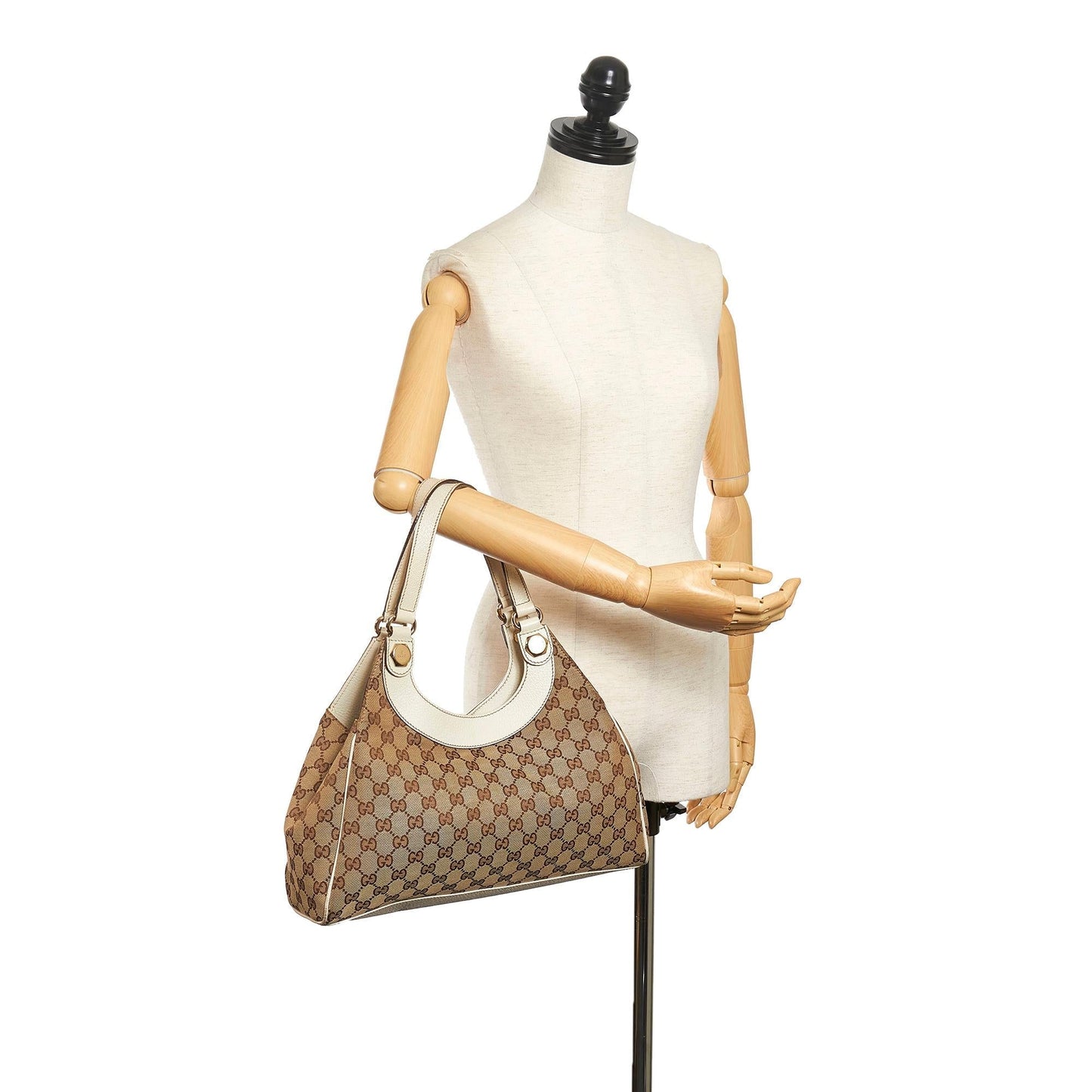 Gucci GG Canvas Charmy Shoulder Bag (SHG-31430)