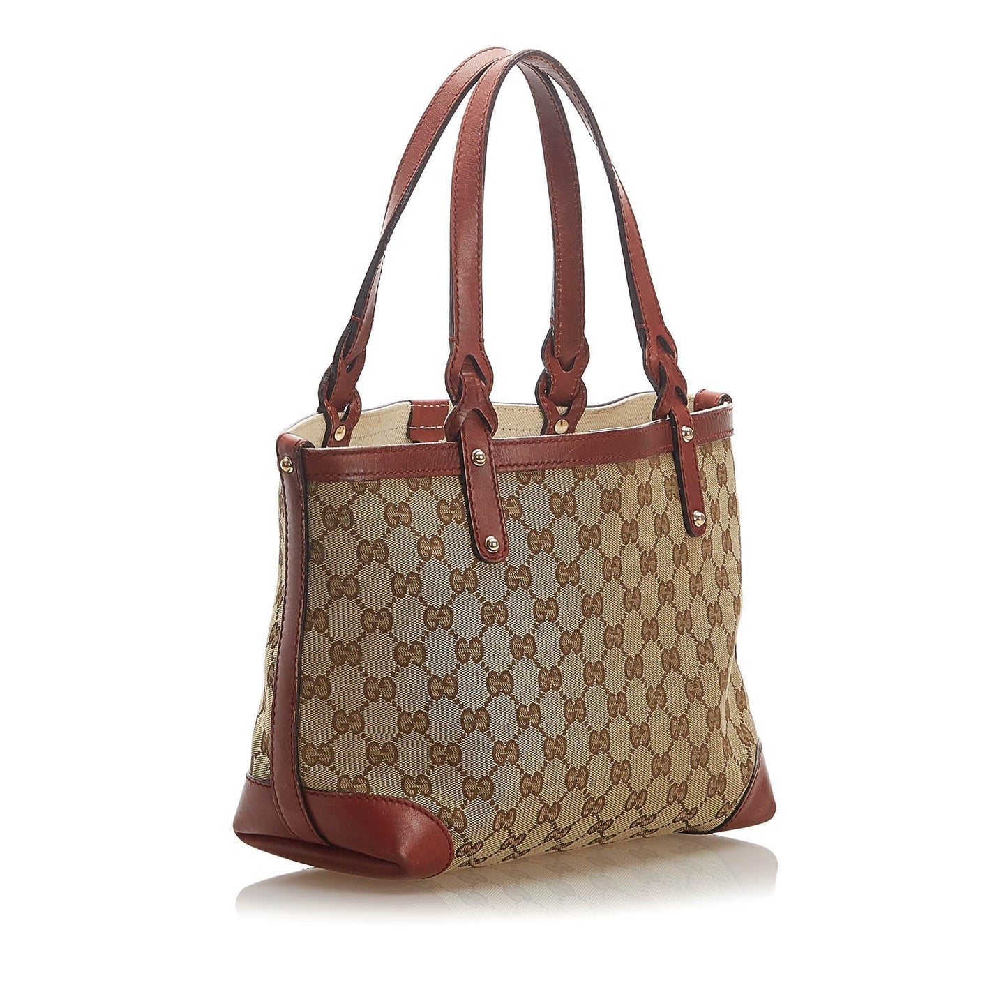 Gucci Canvas Monogram Tote Style 63