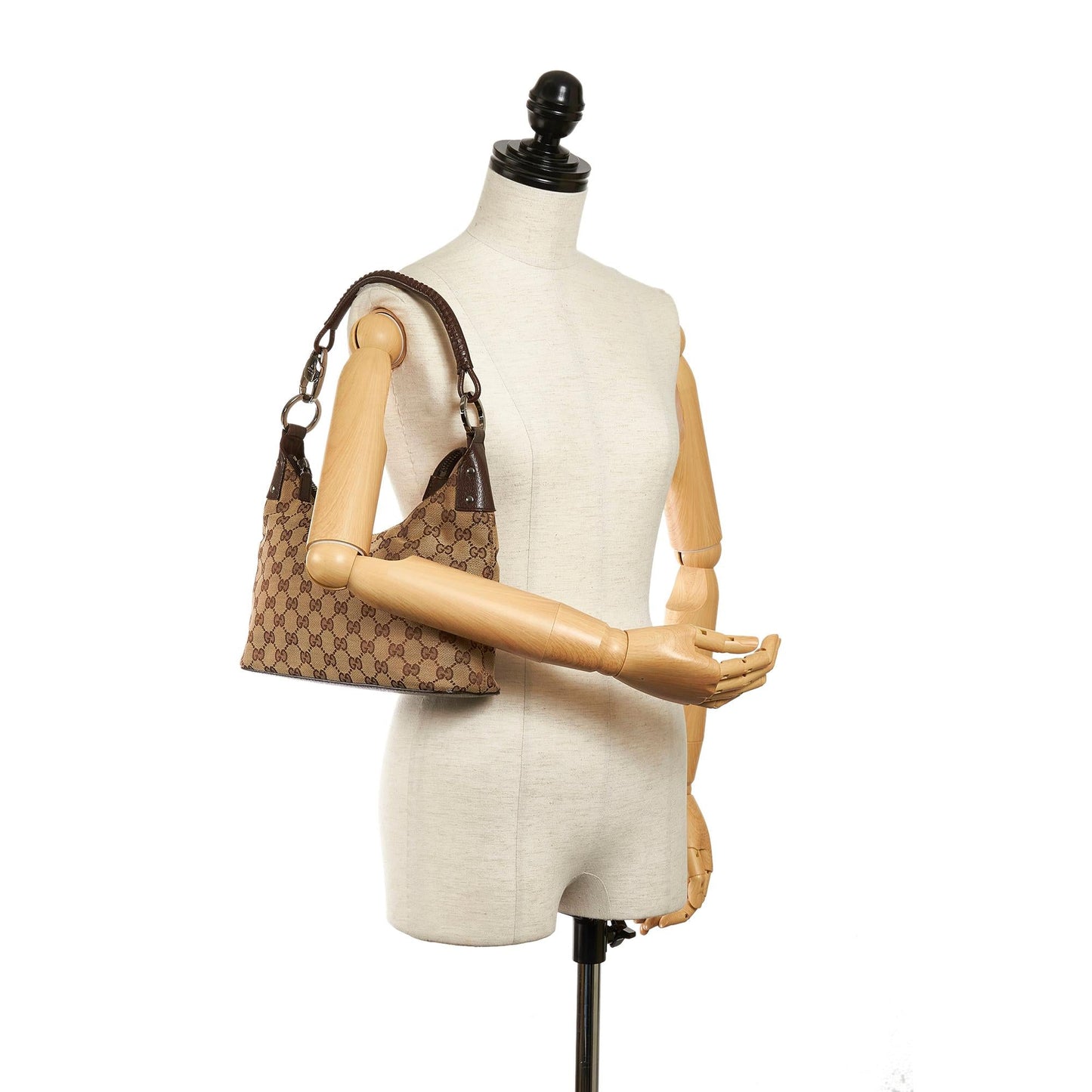 Gucci GG Canvas Shoulder Bag (SHG-30717)