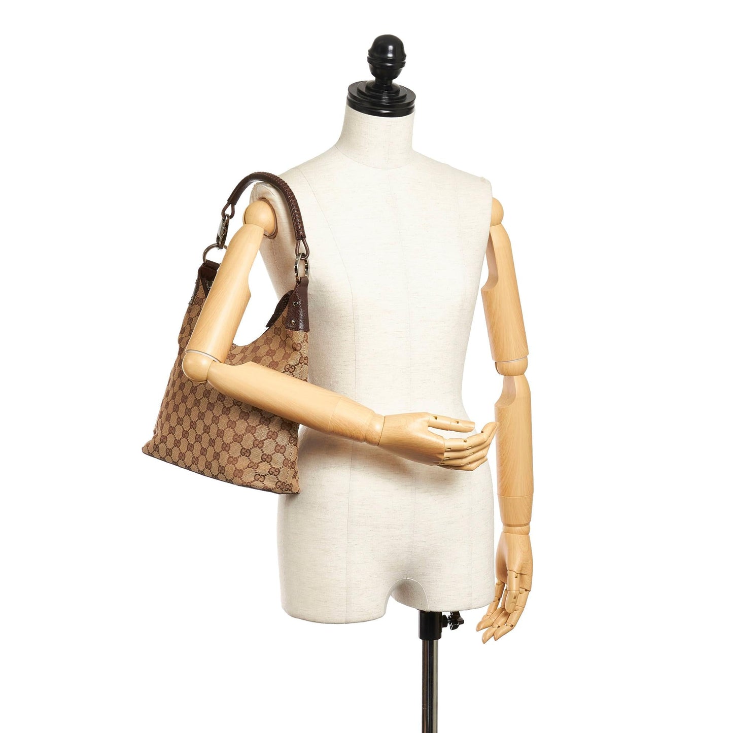 Gucci GG Canvas Shoulder Bag (SHG-32041)