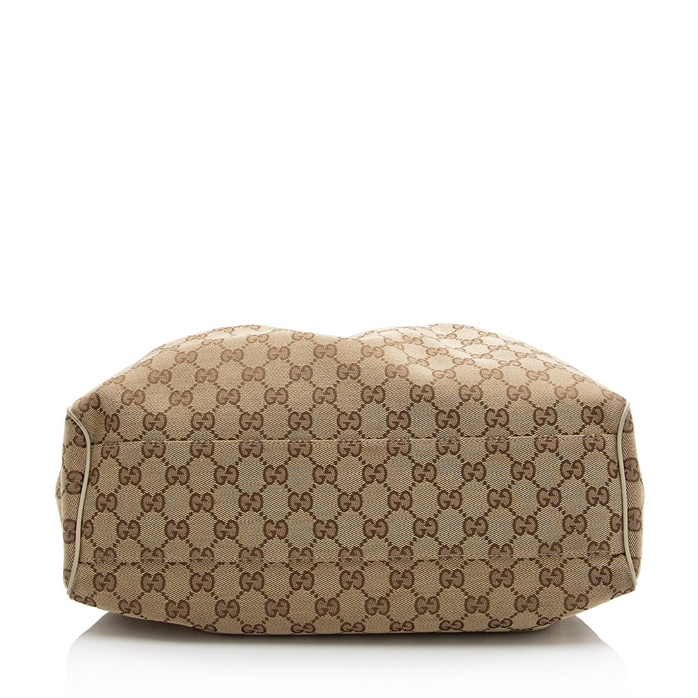 Gucci GG Canvas Sukey Medium Tote (SHF-21958)