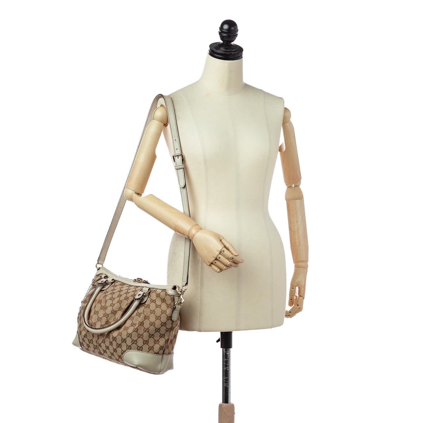 Gucci GG Canvas Sukey Satchel (SHG-30428)