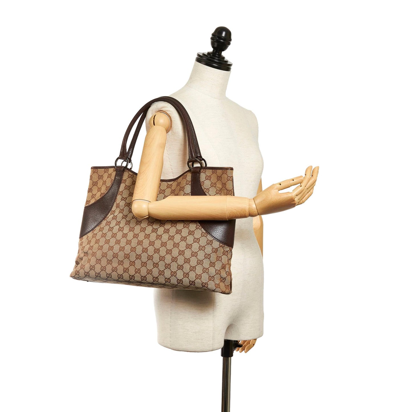 Gucci GG Canvas Tote Bag (SHG-31015)